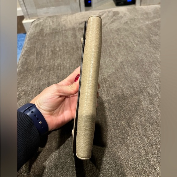 Celine Large Flap Continental Long Double Snap Trifold Wallet Grained Calfskin - Picture 10 of 13